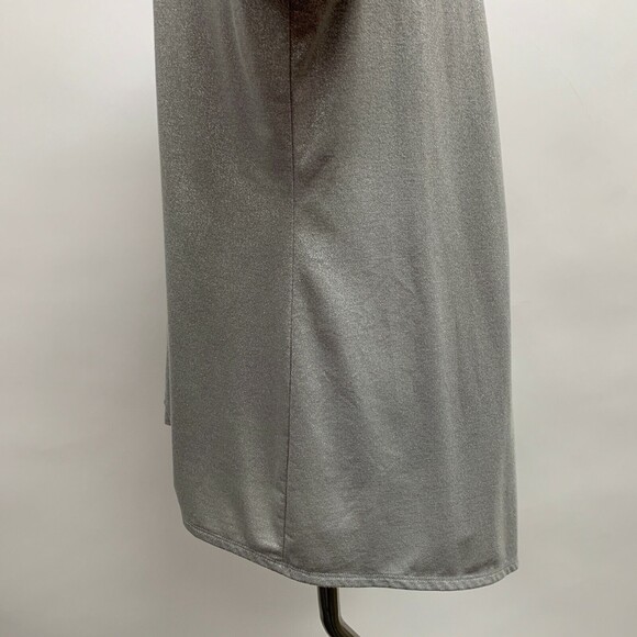 Additions by Chico’s Cardigan Tank Top 2 Large 12 Glittery Gray 2 Piece - Picture 8 of 12